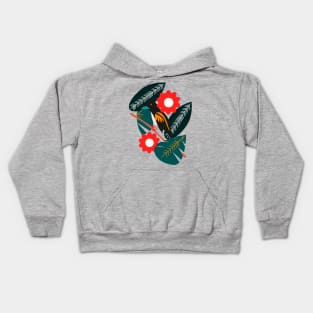 Cute broadbill Kids Hoodie